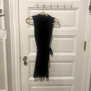 Abercrombie and Fitch black, short sleeve sweater dress